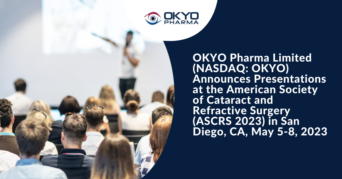 OKYO Pharma (NASDAQ: OKYO) Announces Activation Of First Clinical Trial ...